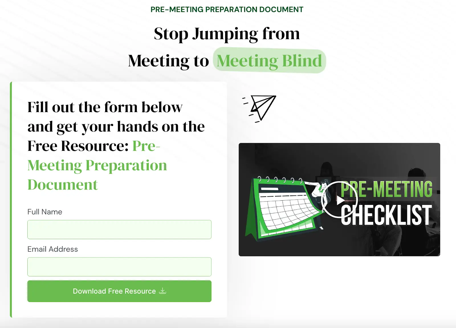 Don't Self-Sabotage Your Business: Create Cost-Effective Outlets to Experiment Within Your Own Business 5 Stop jumping meeting to meeting