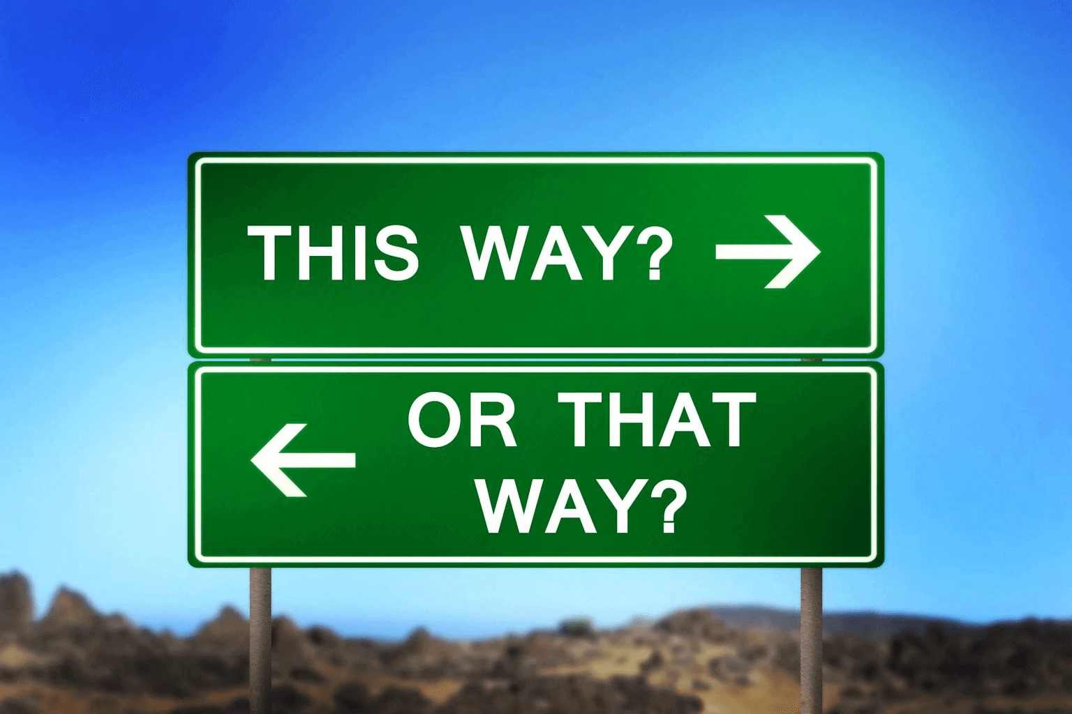 You are Small for a Reason = Indecisive & Non-Committal 2 Why We Can’t Pick a Restaurant, or a Strategy