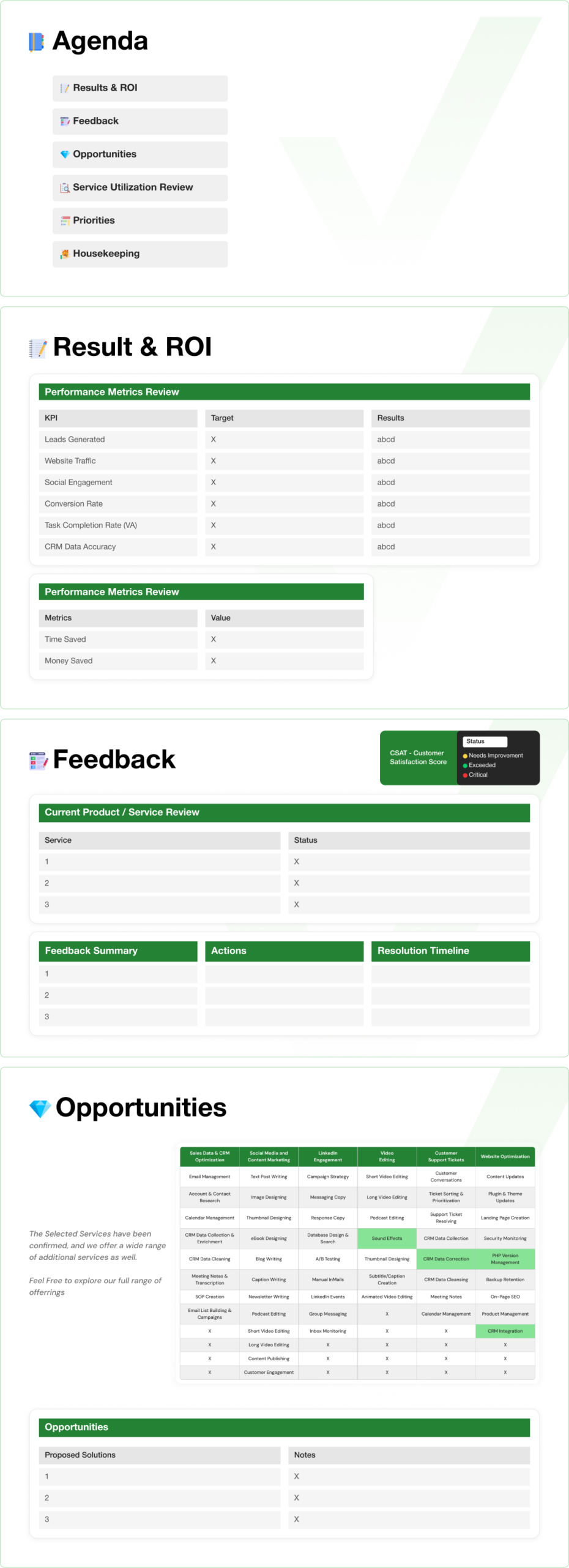 Performance & Planning Review