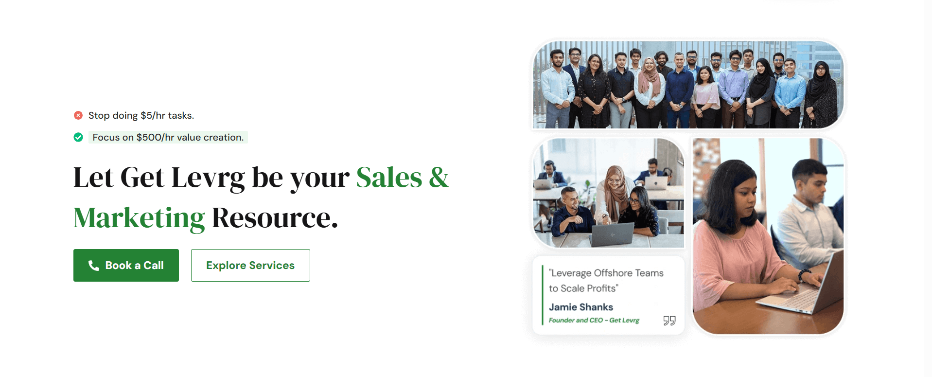 Beyond Freelancers, Beyond Agencies: Discover the Power of Integrated Execution-as-a-Service 1 Home page banner section Newsletter