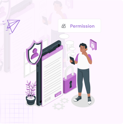 Permission-based Content Connections