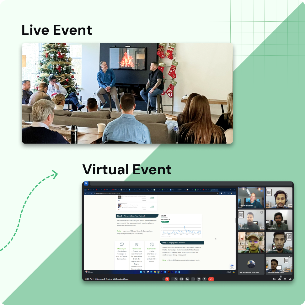 Live & Virtual events
