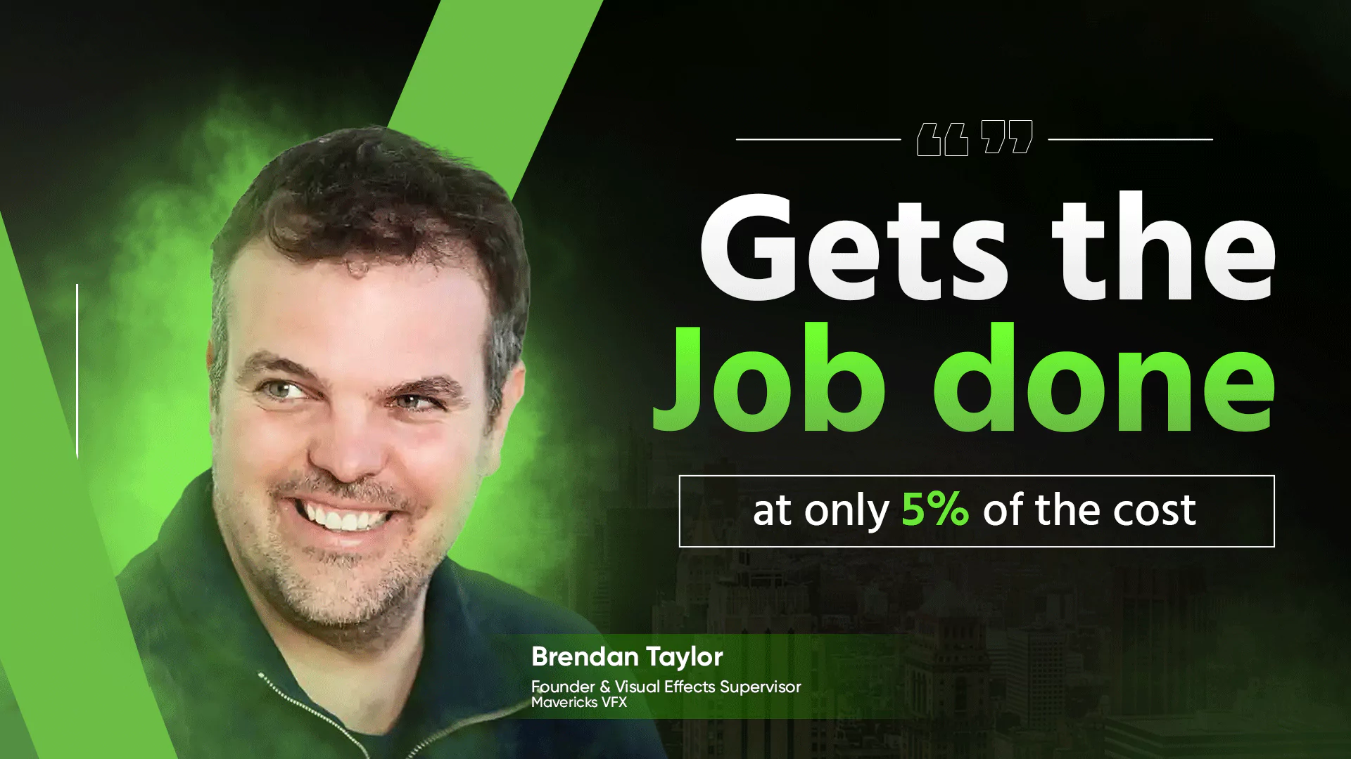 Brendan Taylor - Founder & Visual Effects Supervisor