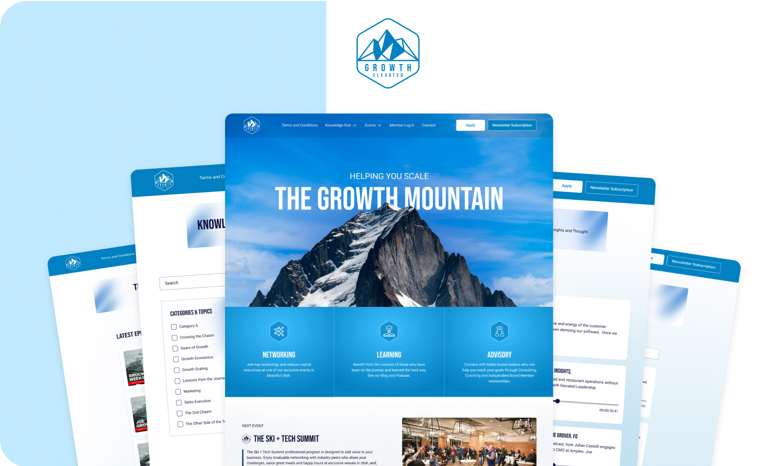 Website design for Growth Elevated